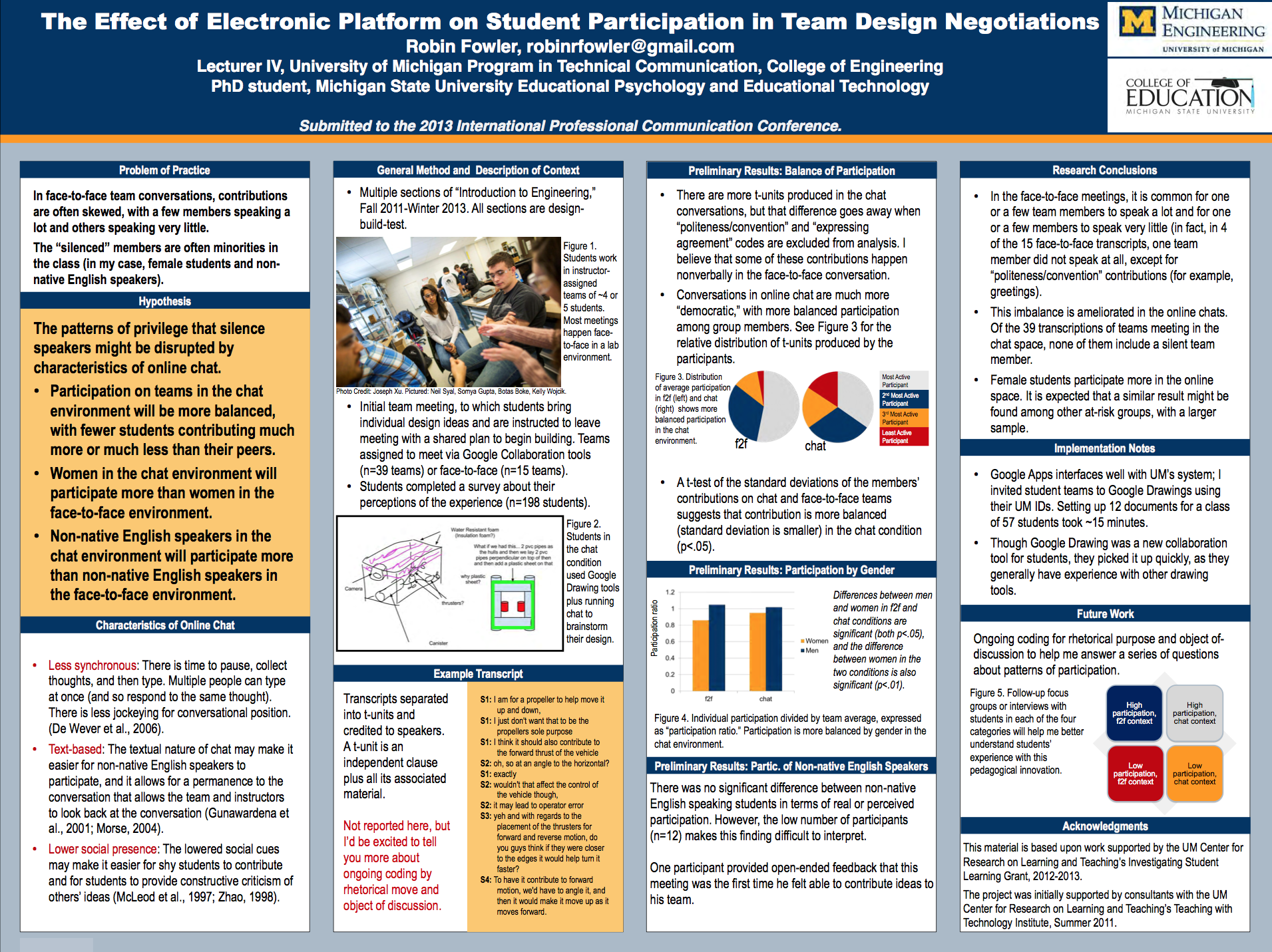 2013 IEEE PCS Conference Student Poster Competition Winners IEEE