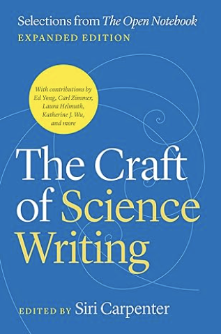 Cover of book "The Craft of Science Writing" by Siri Carpenter