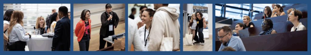 Collage with IEEE ProComm attendees at events during the conference