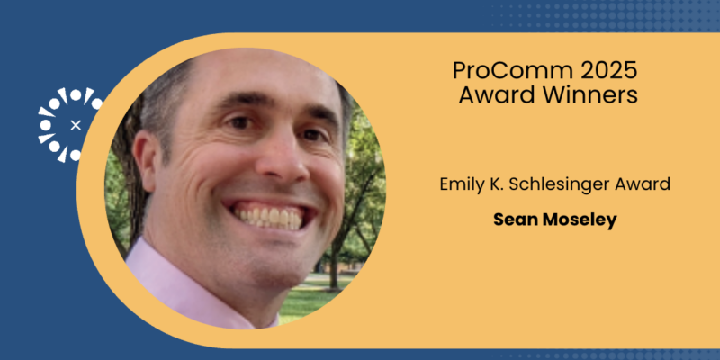 Emily K. Schlesinger Award:Sean Moseley