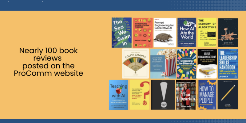 News: Nearly 100 book reviews posted on the ProComm website